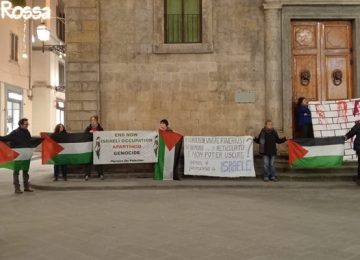 Una protesta natalizia contro i rapporti economici con Israele