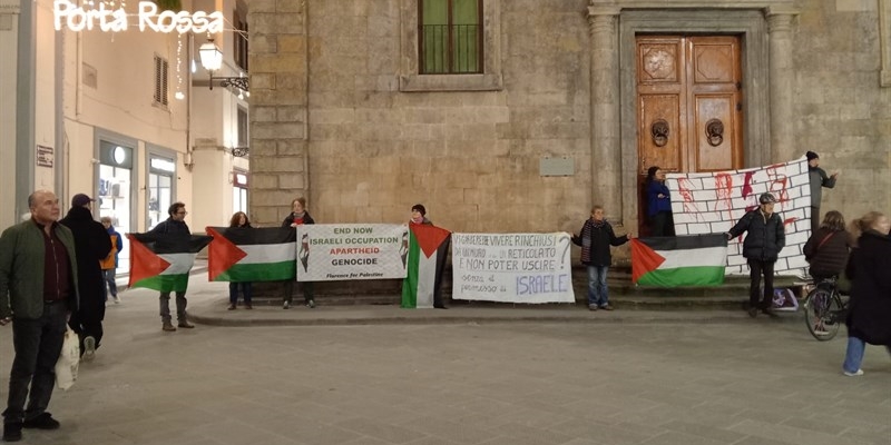 Una protesta natalizia contro i rapporti economici con Israele