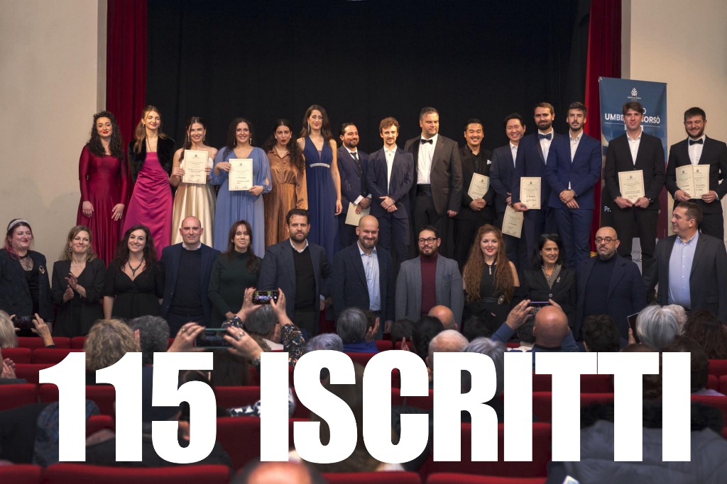 Castelfiorentino: 115 partecipanti per il Premio Internazionale di Canto Lirico 'Umberto Borsò' 2026