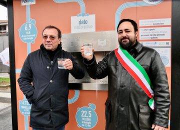 Comeana: inaugurato il fontanello in via Rossini