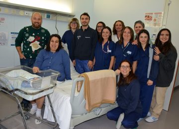 Ettore è il primo nato del 2026 all'AOU Senese: nel 2025, 820 nascite all'ospedale di Siena.