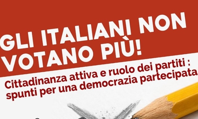 "Gli italiani smettono di votare!" - L'incontro alla Fondazione I Care di Fucecchio