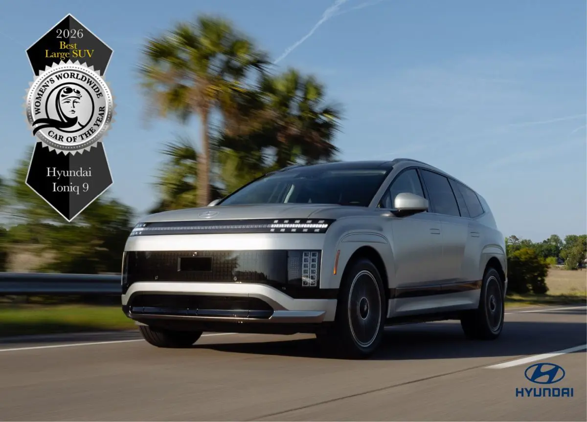 Hyundai Ioniq 9: Miglior SUV di Grandi Dimensioni ai Women's Worldwide Car Awards
