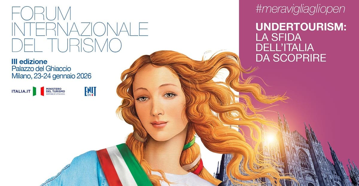 Il Forum Internazionale del Turismo si terrà a Milano il 23 e 24 gennaio.