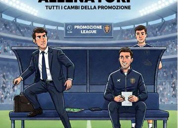 Promozioni: tutti i cambi in panchina.