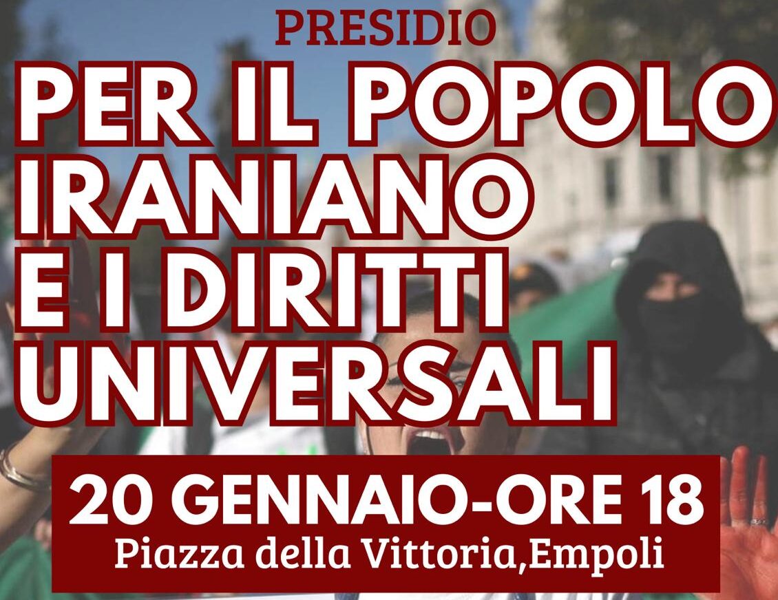 Manifestazione contro il regime iraniano, partecipano anche i Giovani Socialisti dell'Empolese Valdelsa