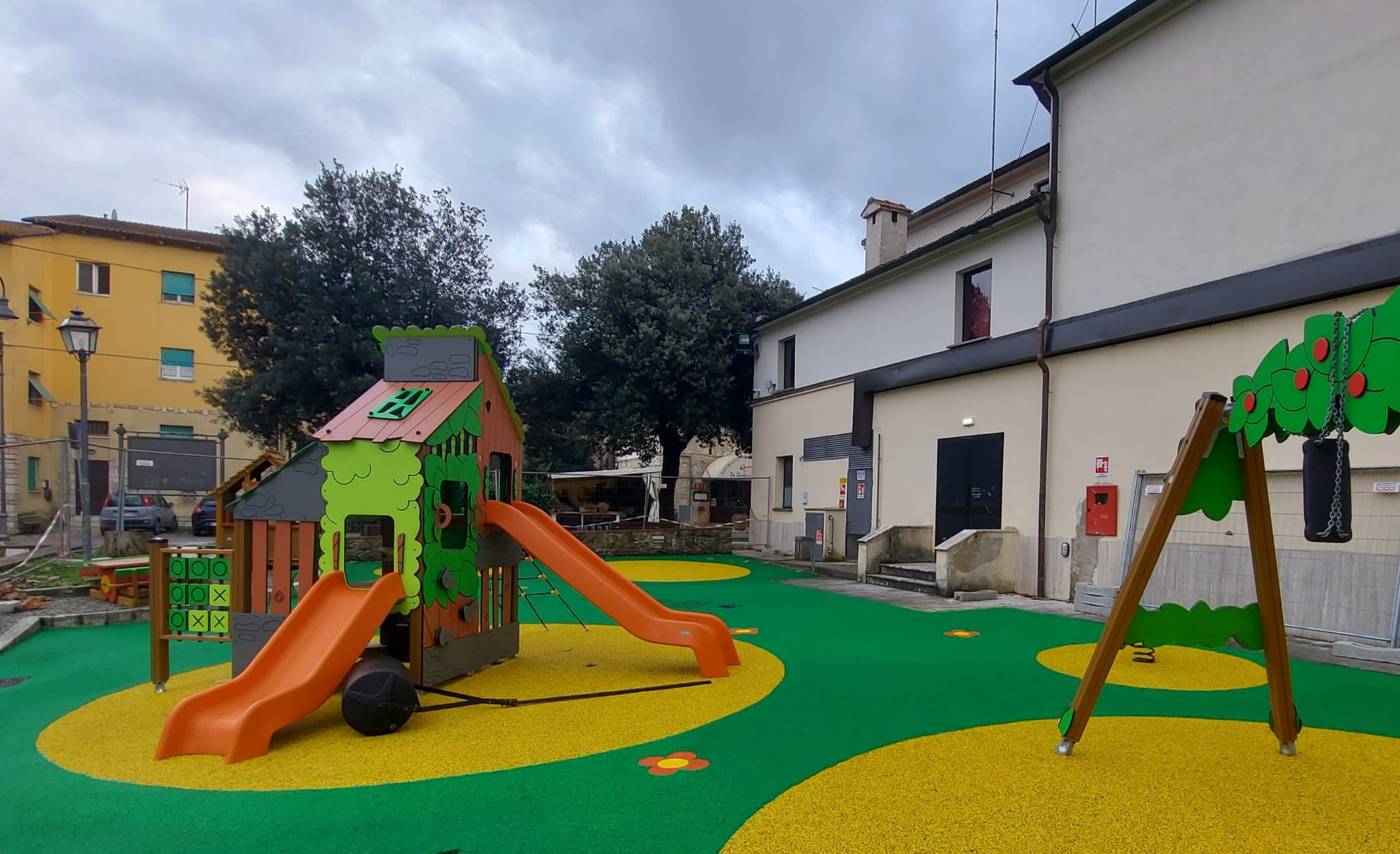 Nuova area giochi ristrutturata a Castelnuovo Berardenga