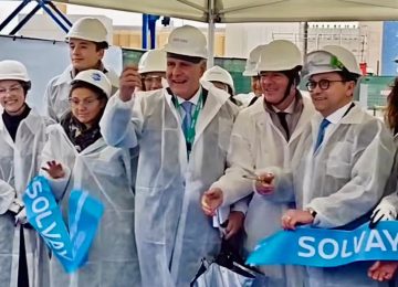 Nuovo impianto Solvay, Giani: "Sviluppo industriale e sostenibilità ambientale"