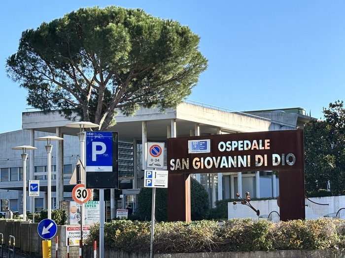 Parcheggio dipendenti del S. Giovanni di Dio temporaneamente interdetto