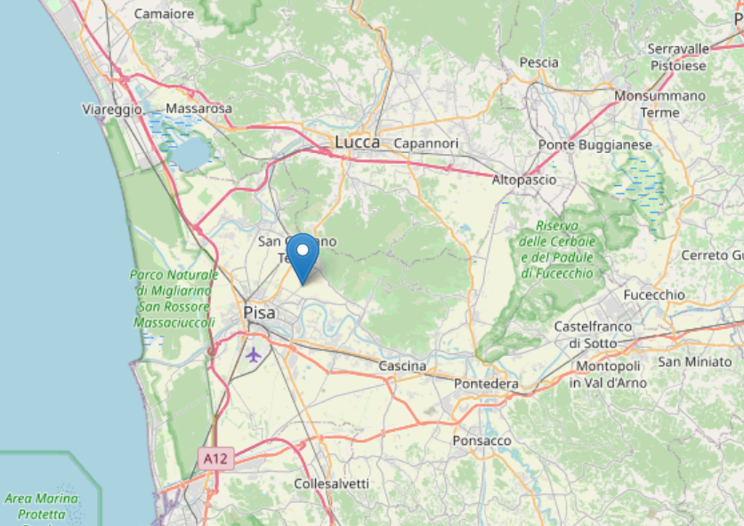 Terremoti in Toscana: magnitudo 2.1 in Valtiberina e 2.4 nel Pisano