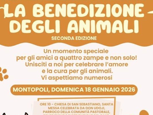 Torna a Montopoli la Benedizione degli Animali
