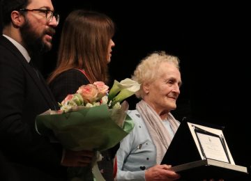 Vittoria Tognozzi, cittadina onoraria di Fucecchio: "Ai giovani dico di restare uniti e di lottare"