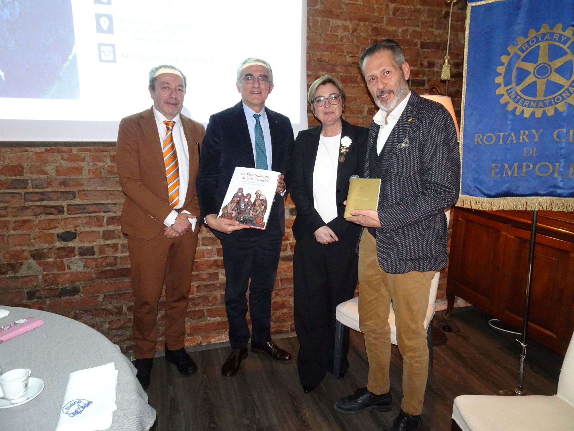 Anàbasis o dell'Arte Sacra: Conviviale al Rotary Club di Empoli