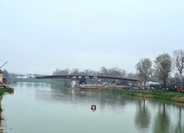 Ecco il nuovo ponte di Bellariva sull'Arno a Firenze: inaugurazione prevista per giugno.