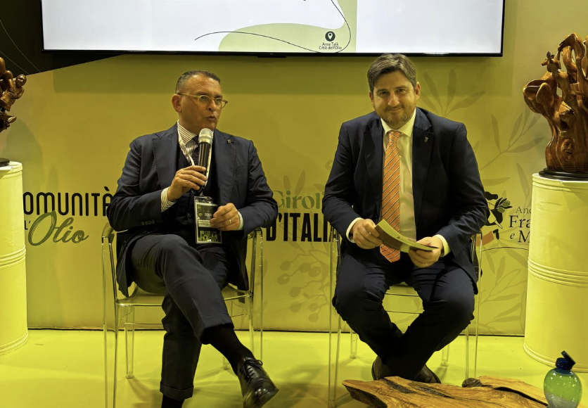 Roberto Ciappi, coordinatore della Città dell'Olio, alla Fiera del Levante di Bari