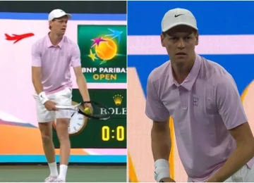 "10 e lode": Sinner 'incanta' Indian Wells con il nuovo kit rosa