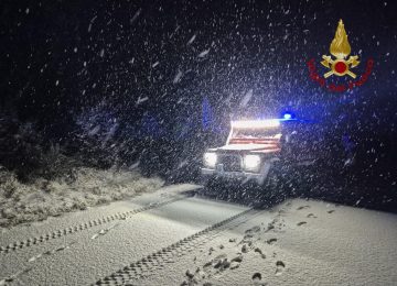 Neve al Passo della Consuma: due interventi di soccorso nella notte