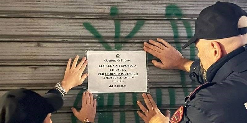 Sospensione di un esercizio commerciale a Borgo per violazioni