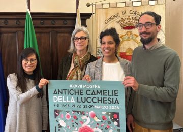 A Capannori prende il via la XXXVII 'Mostra delle Antiche Camelie della Lucchesia'
