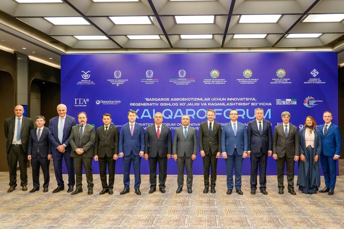 Al via in Uzbekistan il Forum Economico Italia-Asia Centrale: Innovazione e Cooperazione nel Settore Agroalimentare