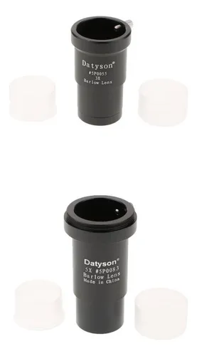 Barlow 0.96 Pollici 3X di Bewinner, Lente Acromatica in Vetro Ottico da 24.5 Mm, Filettatura M42x0.75mm, Facile da Usare, Resistente, Lente Barlow in Plastica