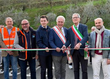 Montale: inaugurato il nuovo ponte sul torrente Settola e le opere di messa in sicurezza
