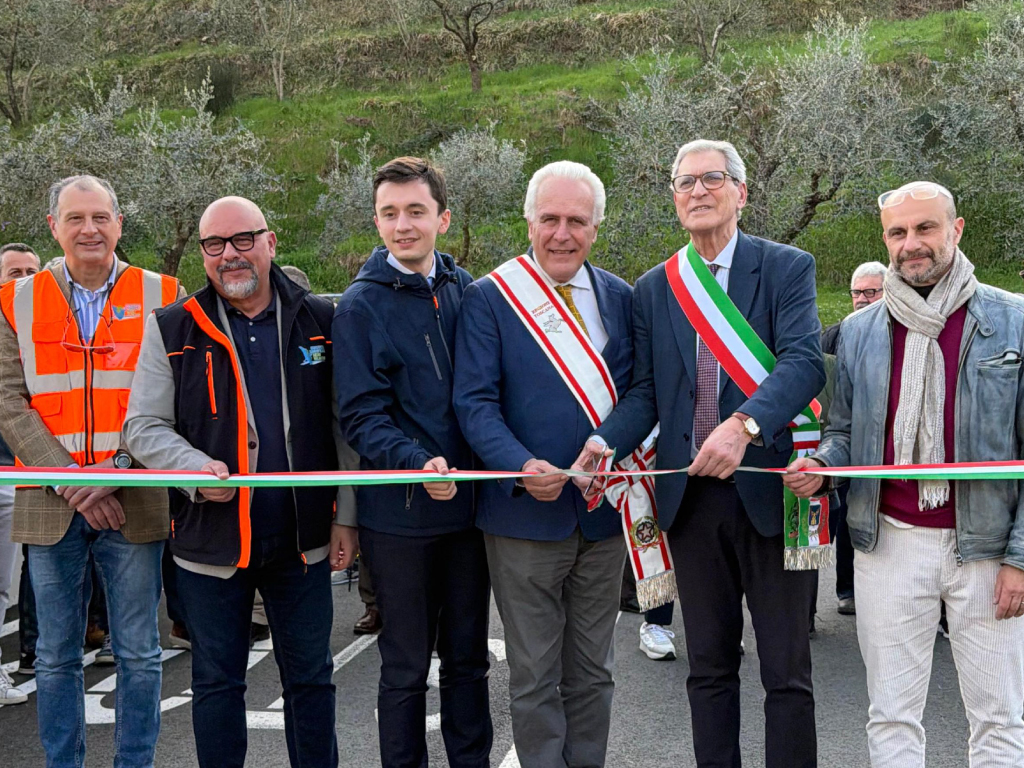 Montale: inaugurato il nuovo ponte sul torrente Settola e le opere di messa in sicurezza