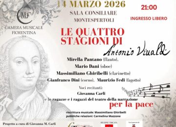 Montespertoli: 'Le Quattro Stagioni di Vivaldi per la Pace' in occasione della Festa della Toscana