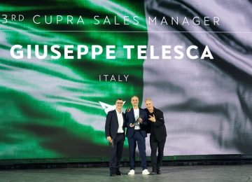 PIEMME AUTO TRA I MIGLIORI AL MONDO: GIUSEPPE TELESCA NELLA TOP 3 DEL CUPRA ONE OF US AWARD 2026