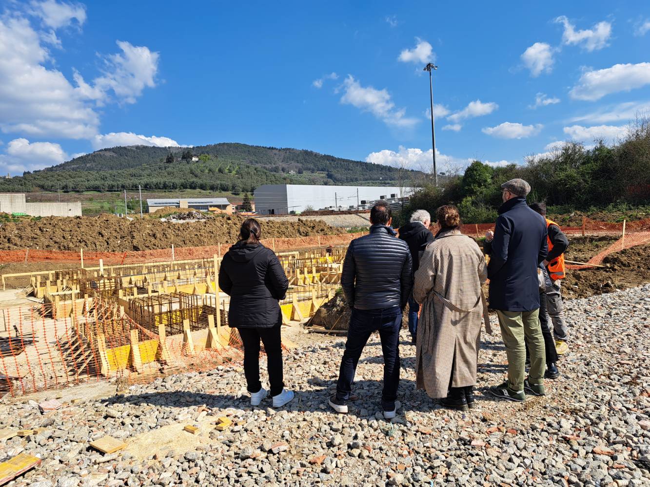Pontassieve: Visita della giunta, cantieri e scuola