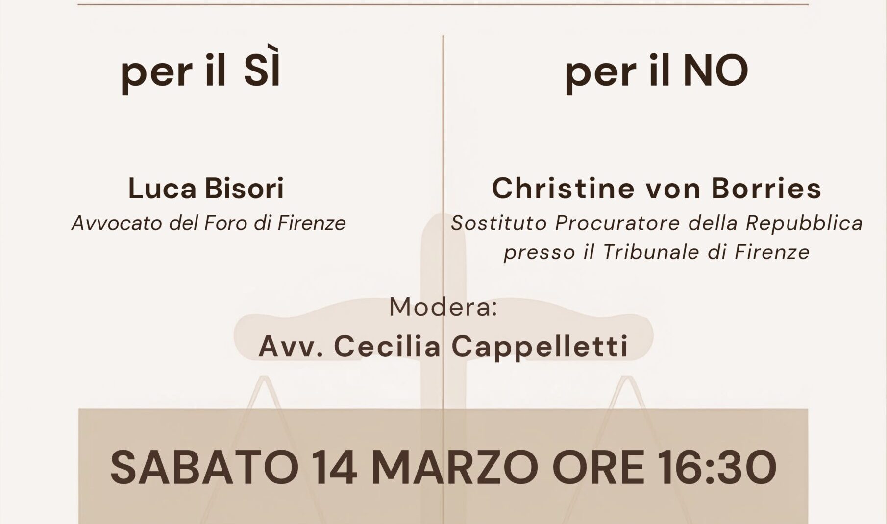 Confronto: Sì o No? Referendum sulla Giustizia 2026