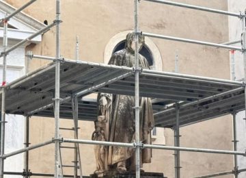 Restauro del Monumento di Niccolò Pisano: Inizio dei Lavori