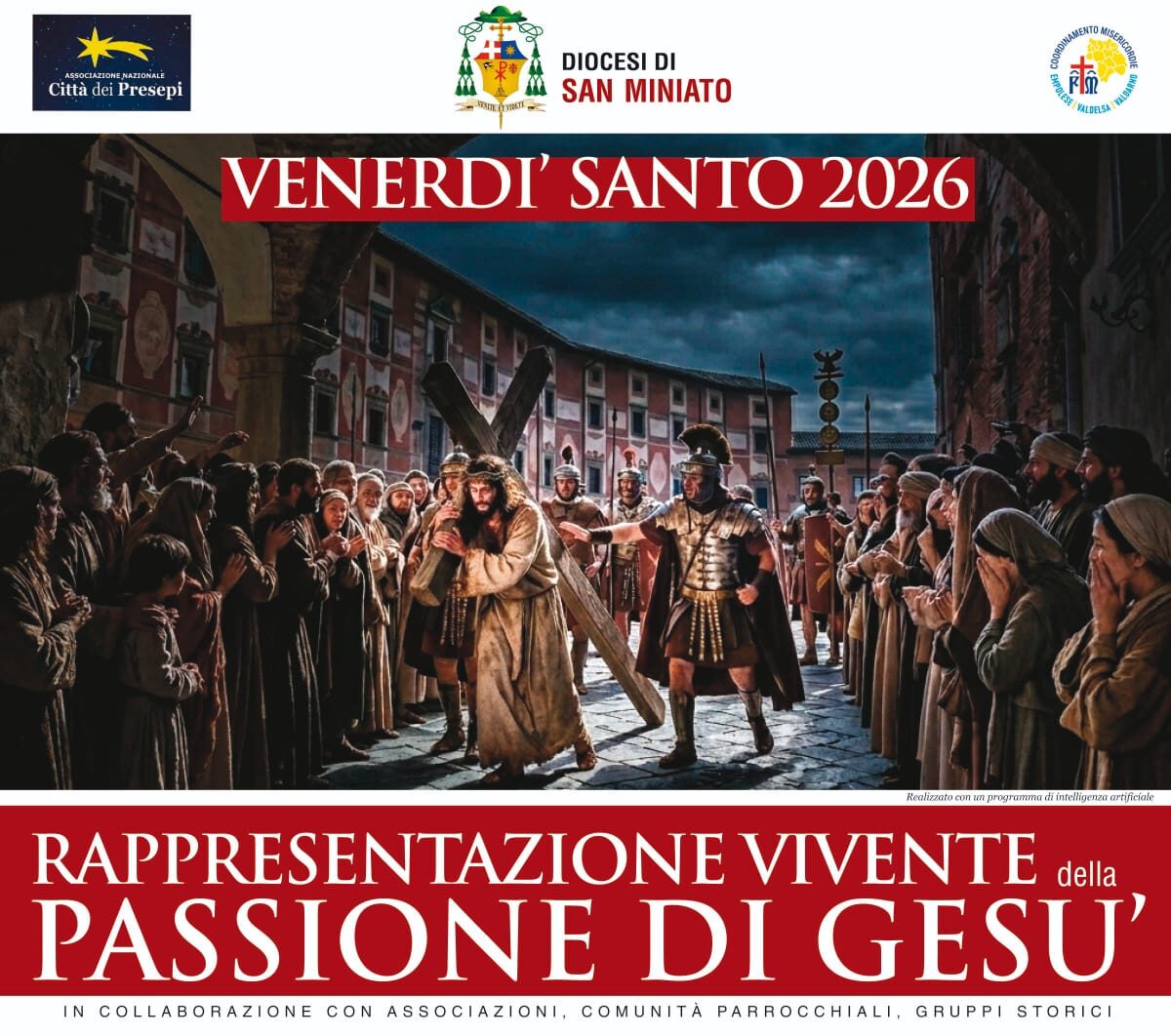 San Miniato diventa Calvario con la "Passione Vivente"