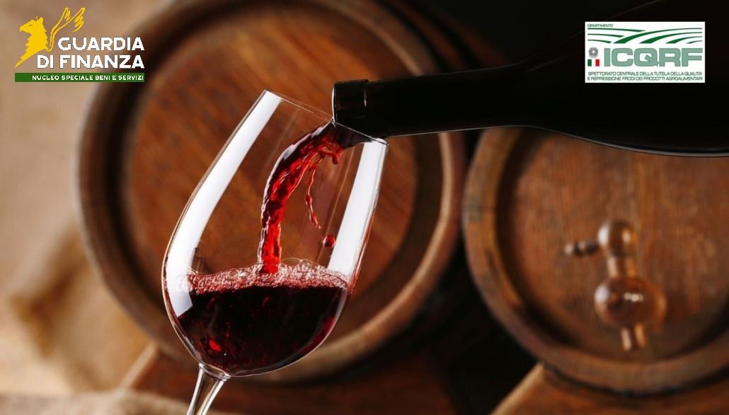 Sequestrati 2,5 milioni di litri di vino falsamente etichettati come DOP e IGP