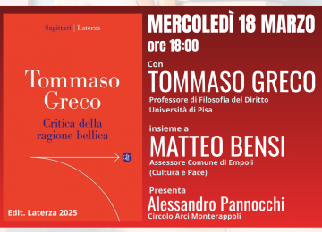 Tommaso Greco presenta il suo libro al Circolo di Monterappoli
