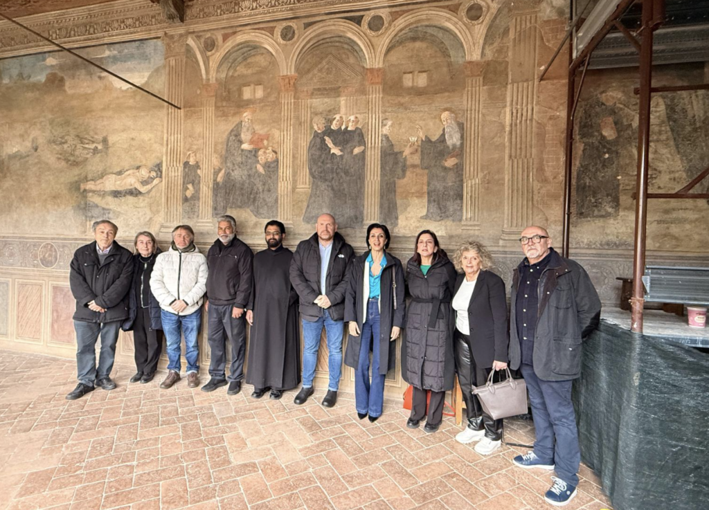 Visita dell'assessora Manetti all'abbazia di Passignano