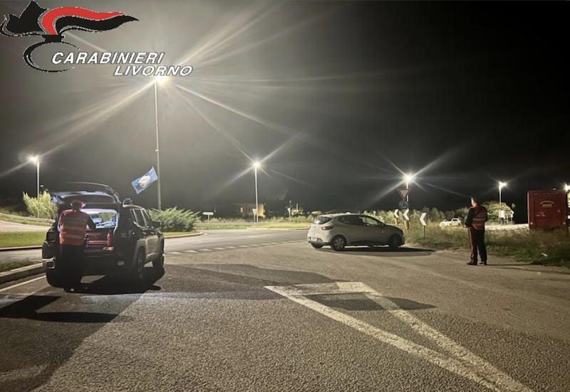 Weekend di controlli sulle strade di Cecina: otto denunce