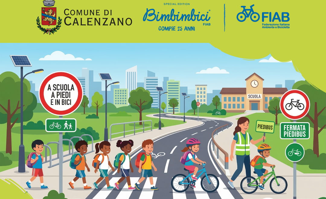 Calenzano: Scuola a piedi o in bici con l'iniziativa Fiabin