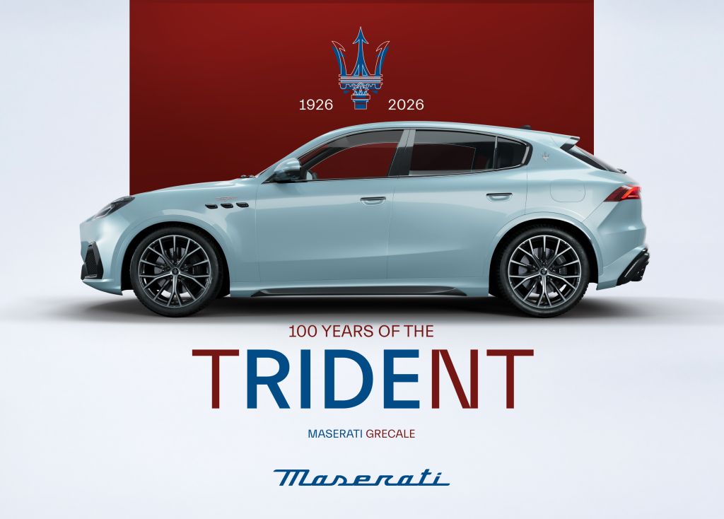 Maserati: Una campagna di comunicazione celebra il centenario del Tridente