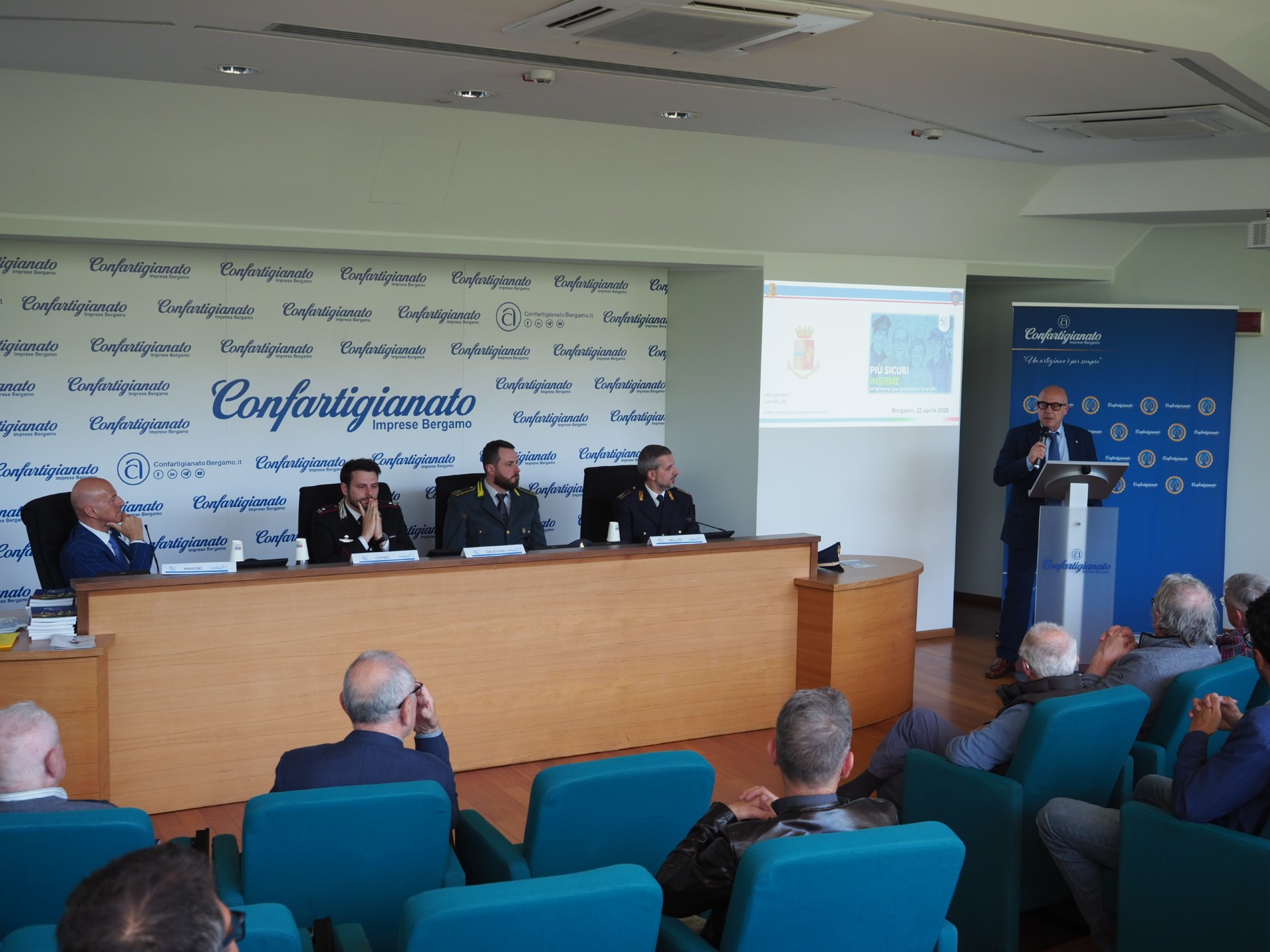 A Bergamo, “Più Sicuri Insieme” nella lotta contro le truffe agli anziani