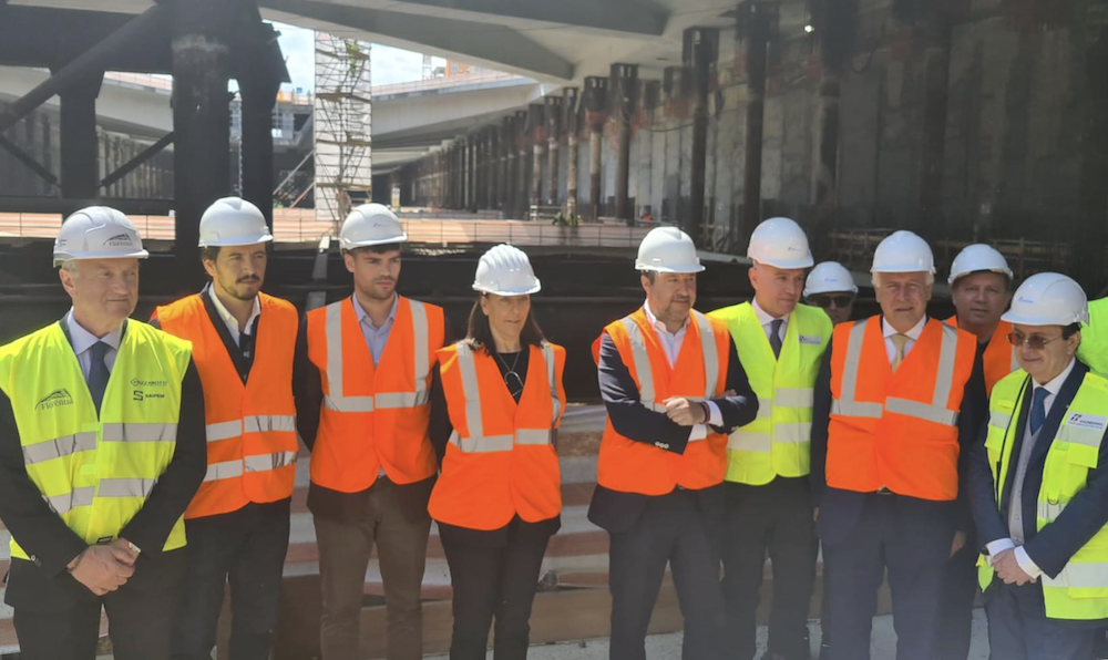 A Firenze, sopralluogo di Giani, Funaro e Salvini: "Sarà una stazione gioiello di livello internazionale"