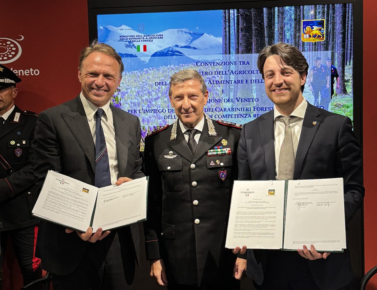 A Vinitaly si riafferma la collaborazione tra Regione Veneto, Masaf e Carabinieri Forestali