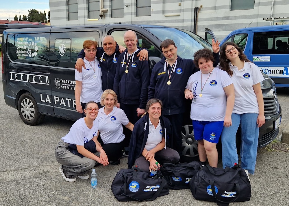 Aquateam Nuoto Cuoio ai Giochi Special Olympics di Livorno: 'Onorato l'impegno di tutti'
