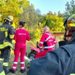 Castelsecco: si ribalta con il trattorino e perde la vita