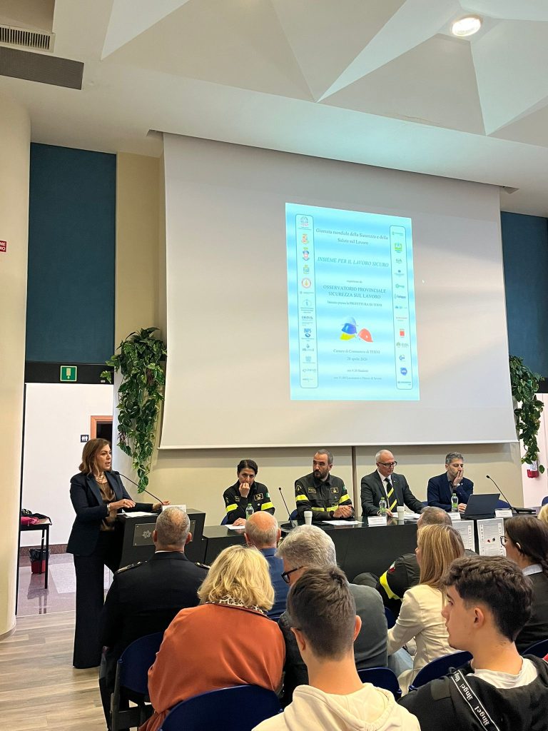 Celebrazione a Terni della Giornata Mondiale per la Salute e la Sicurezza sul Lavoro