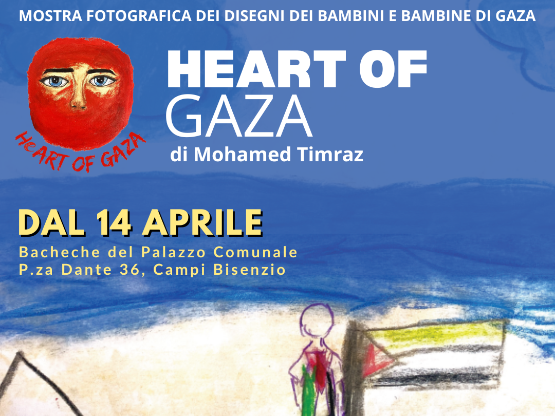 "Cuore di Gaza": lo sguardo dei bambini che trasforma il dolore in arte