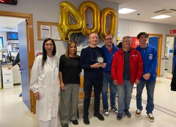 Dona sangue o plasma per 400 volte: celebrazione al Versilia