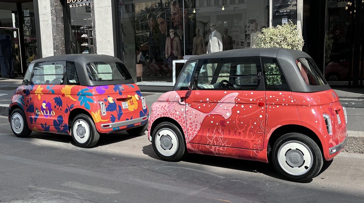 Fiat Topolino Corallo Stars at Milan Design Week