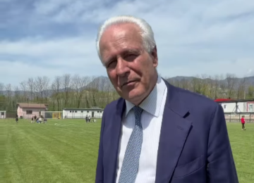 Inaugurazione del campo sportivo 'Guido Angelini' a Pieve Fosciana