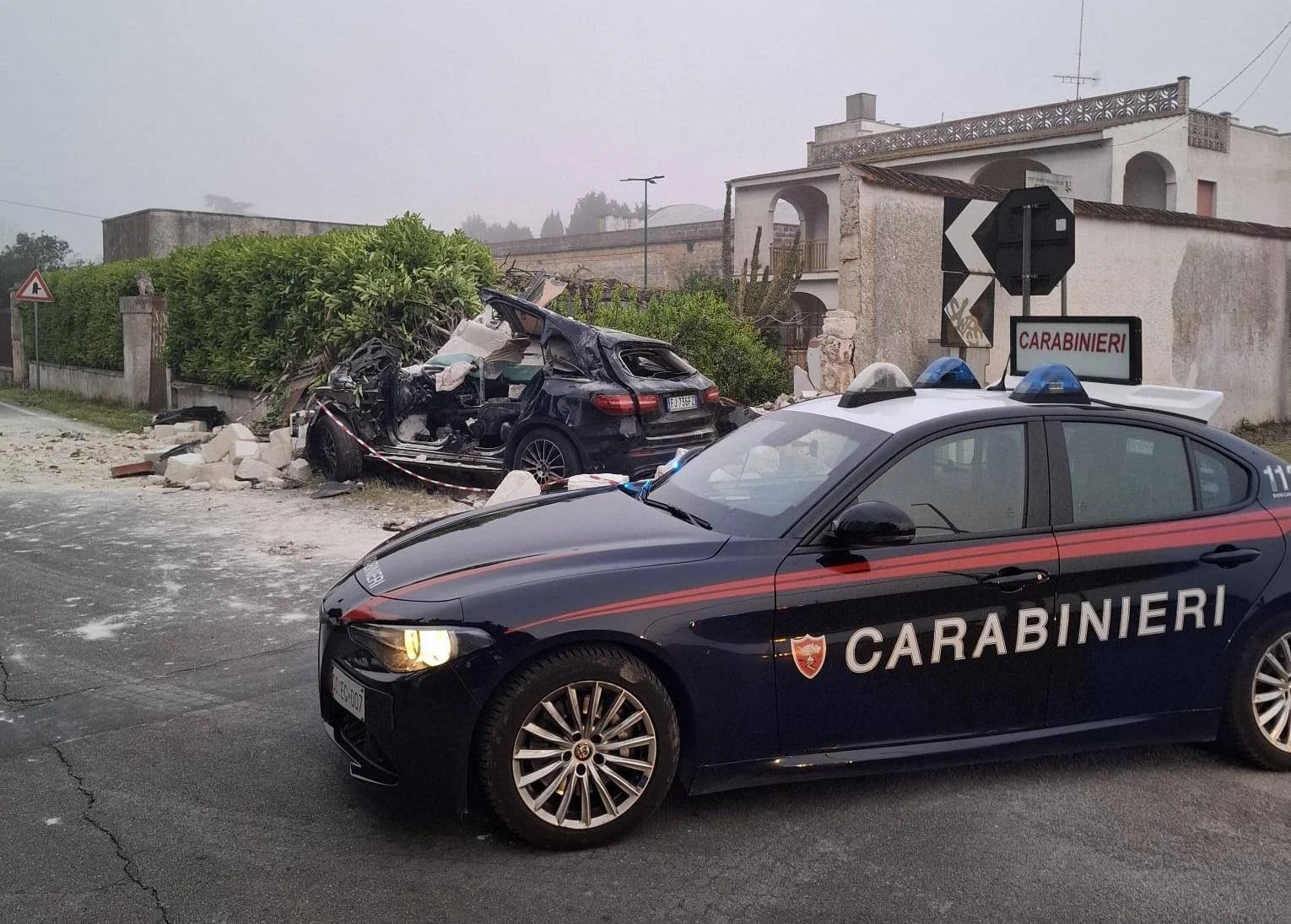 Incidente sulla Lecce-Arnesano: muore a 21 anni Antonio Basile, figlio del consigliere regionale Dino